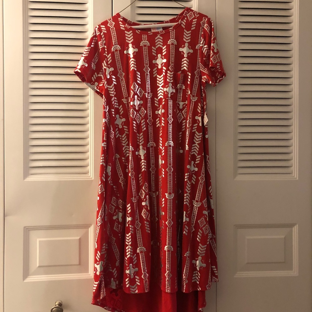 NWT LuLaRoe Carly Dress - Size Small - Aztec